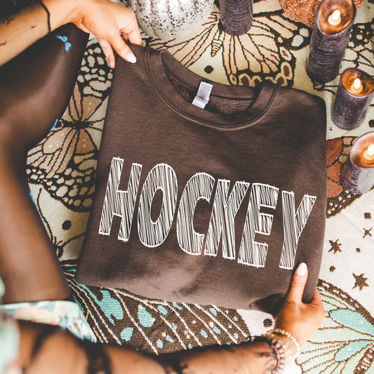 Hockey Scribble Sweatshirt