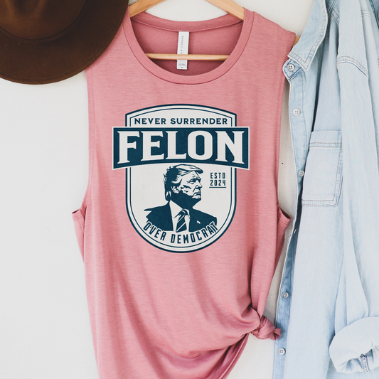 Felon Political Tank Top