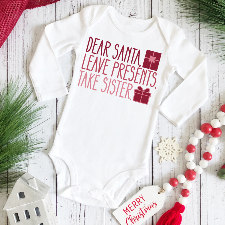 Dear Santa Christmas Onesie