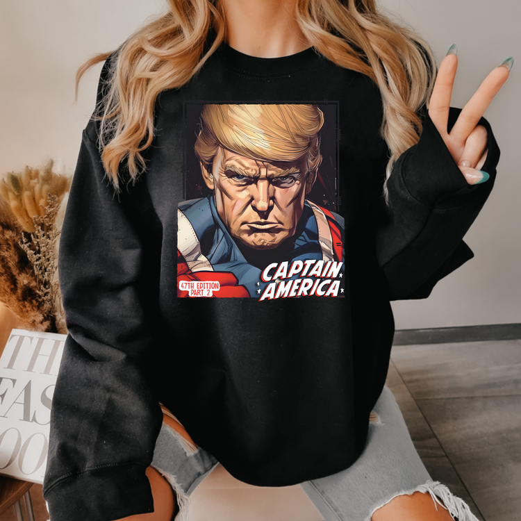 Captain America Political Sweatshirt