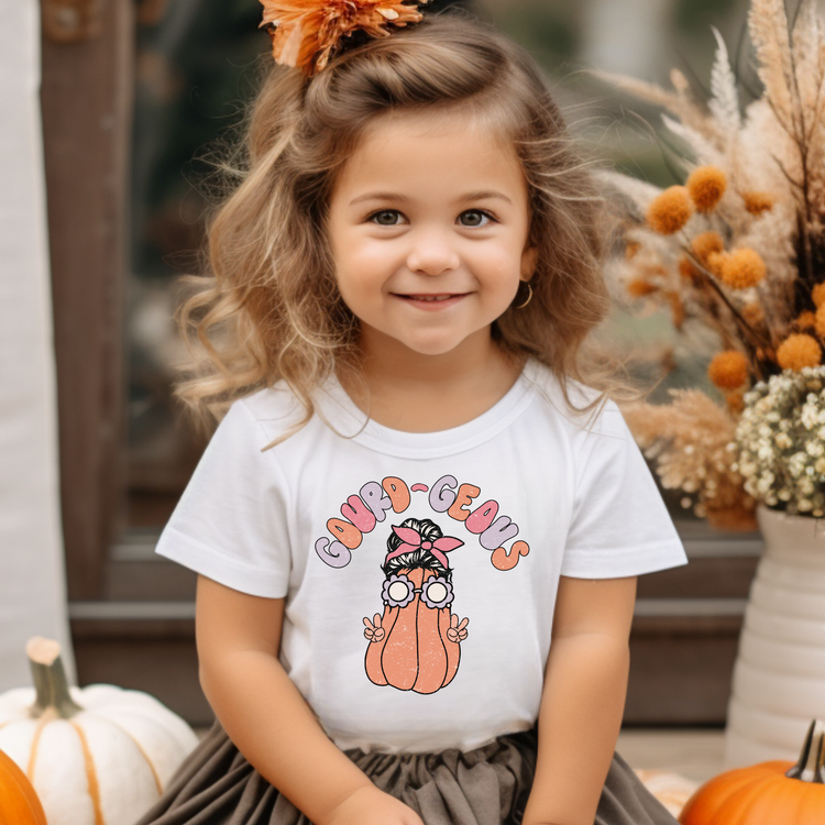 Gourd-Geous Fall Kids Graphic Tee