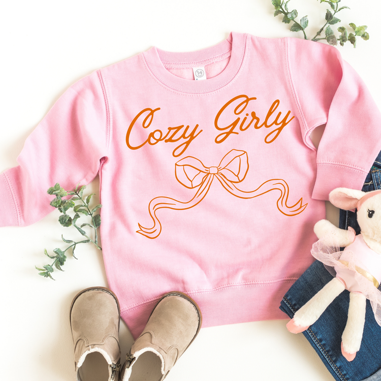 Cozy Girly Kids Sweatshirt