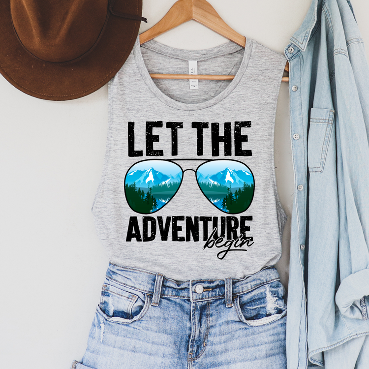 Let The Adventure Begin Summer Tank Top