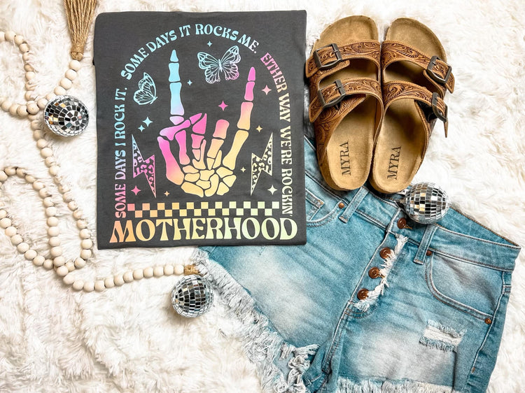 Rainbow Motherhood Graphic Tee