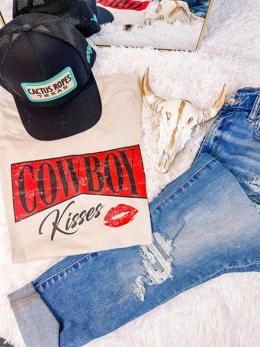 Cowboy Kisses Western Graphic Tee