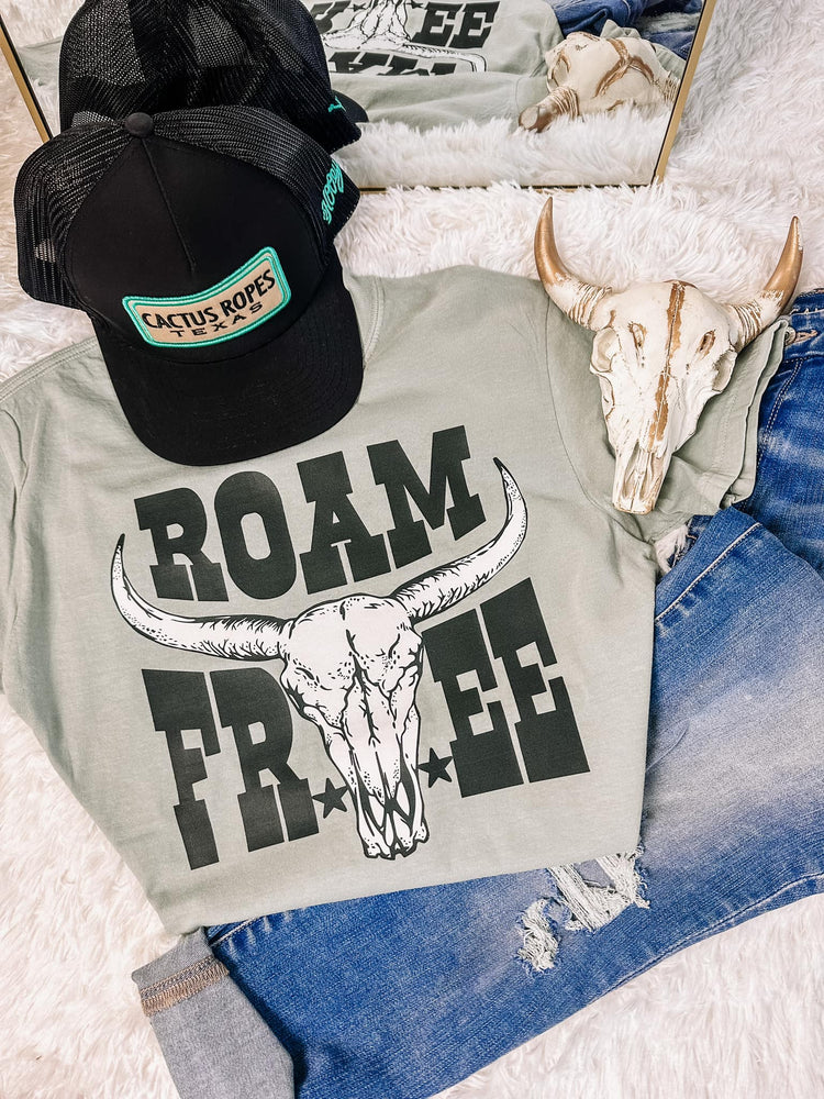 Roam Free Western Graphic Tee, Comfort Colors