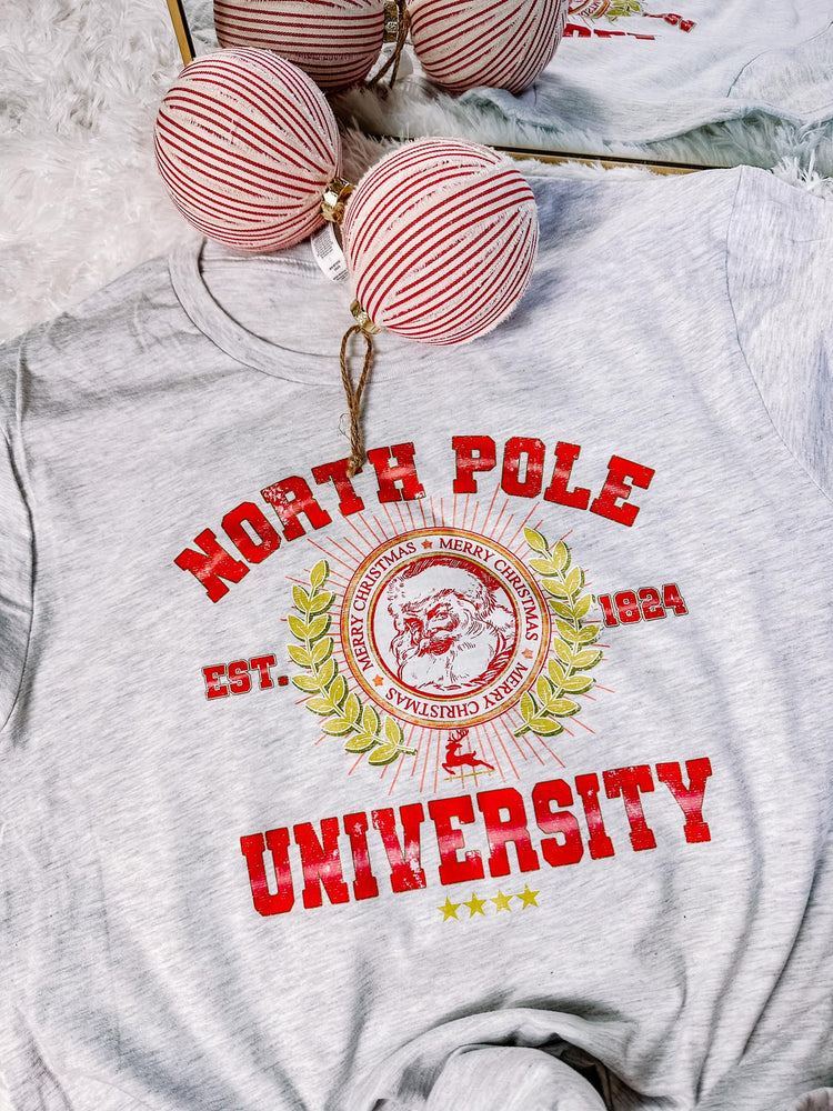 North Pole University Graphic Tee