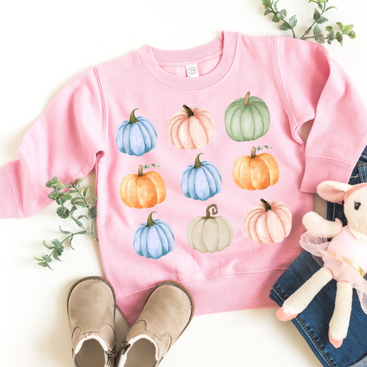 Pumpkin Variation Kids Sweatshirt