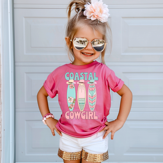 Coastal Cowgirl Kids Summer Graphic Tee