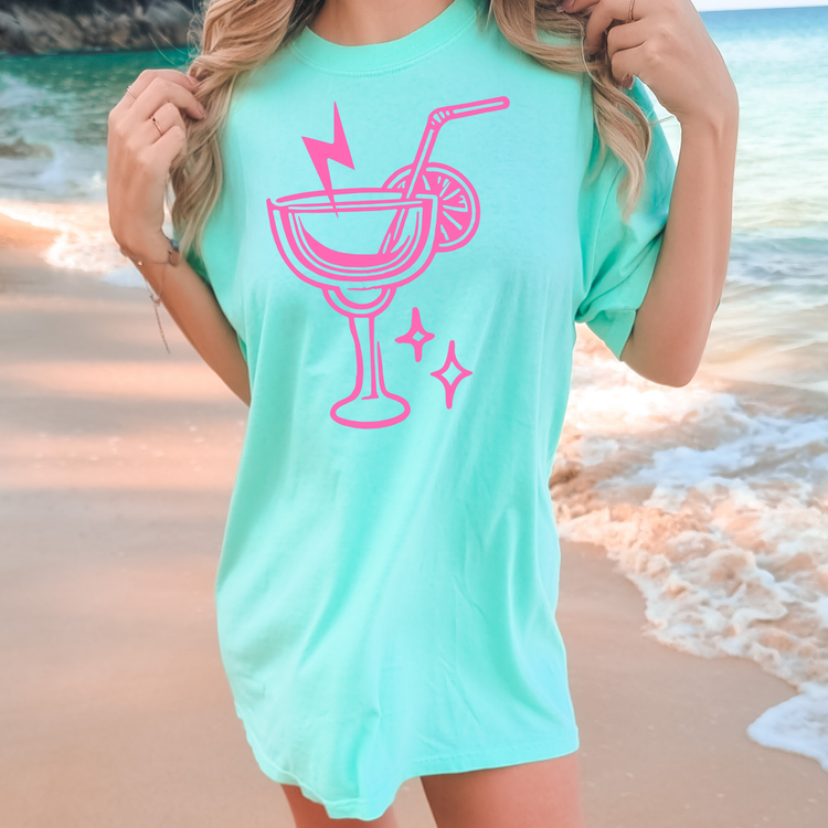 Margarita Pink Summer Comfort Colors Graphic Tee