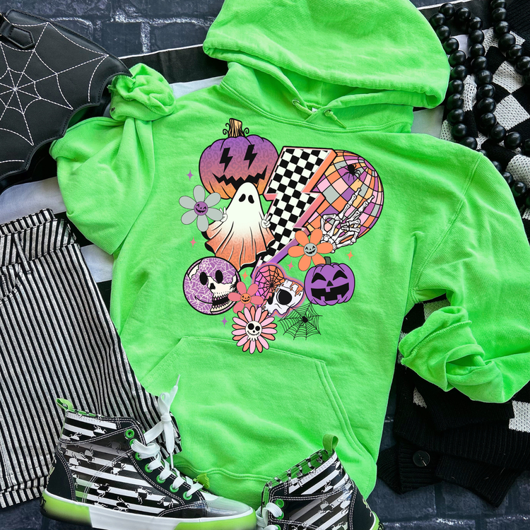 Checkered Variation Halloween Hoodie