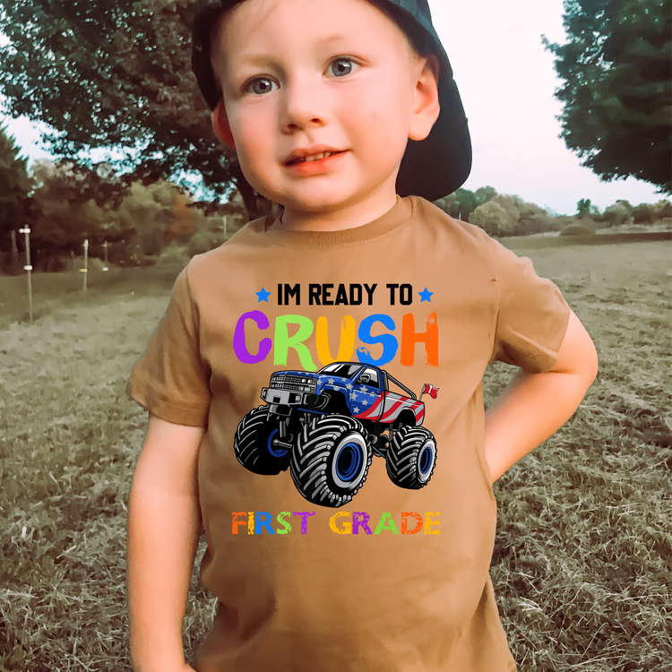 I'm Ready to Crush First Grade Kids Graphic Tee