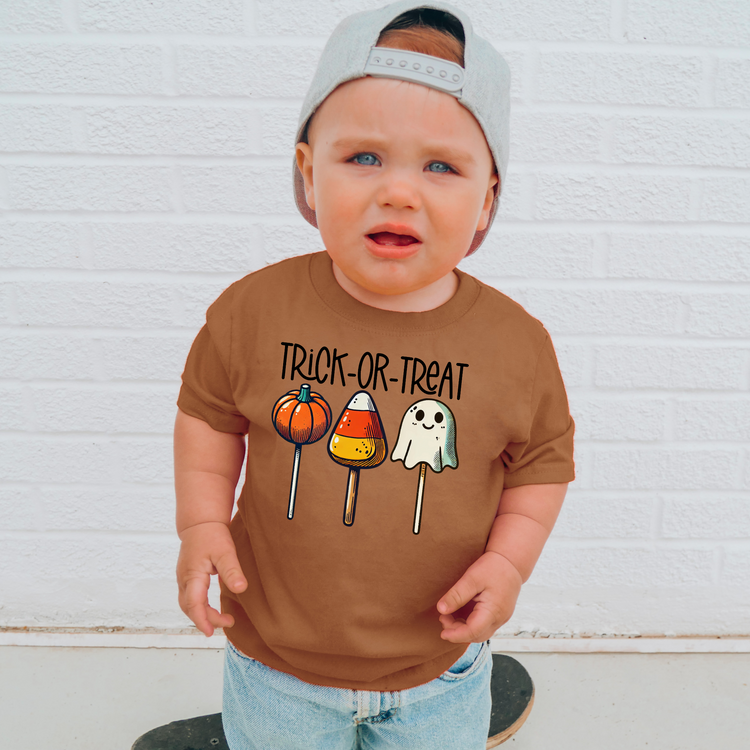 Trick Or Treat Halloween Kids Graphic Tee