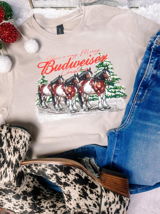 Have a Merry Bud Christmas Graphic Tee