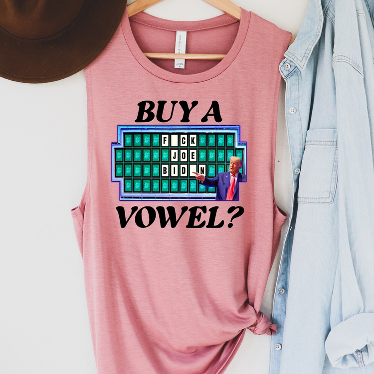 Buy A Vowel? Political Tank Top