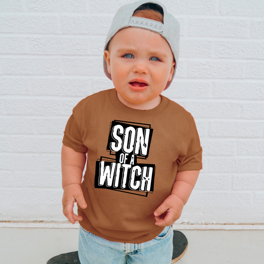 Son Of The Witch Halloween Kids Graphic Tee