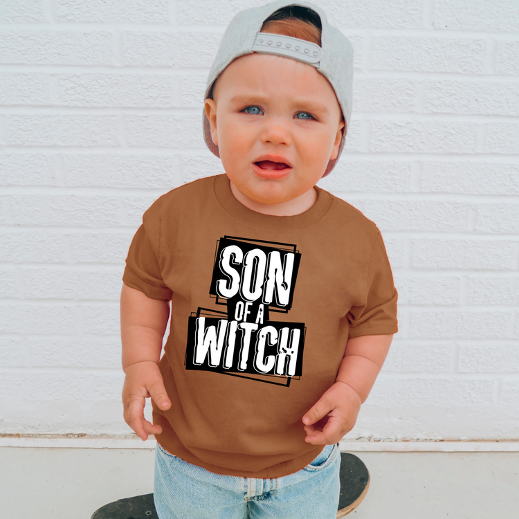 Son Of The Witch Halloween Kids Graphic Tee