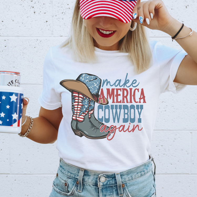 Make America Cowboy Again Graphic Tee