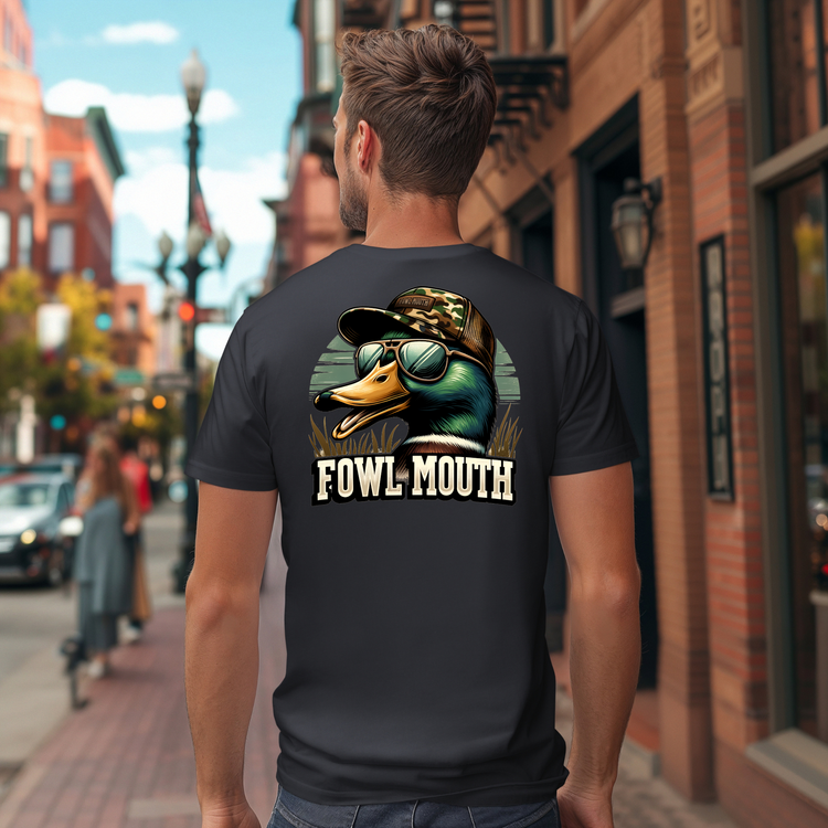 Mens Fowl Mouth Graphic Tee