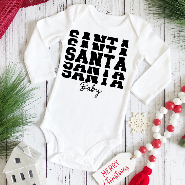 Santa Baby Christmas Onesie