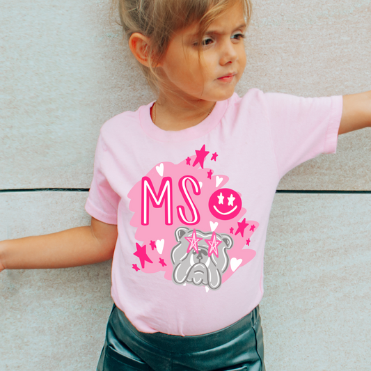 MS Football Kids Graphic Tee