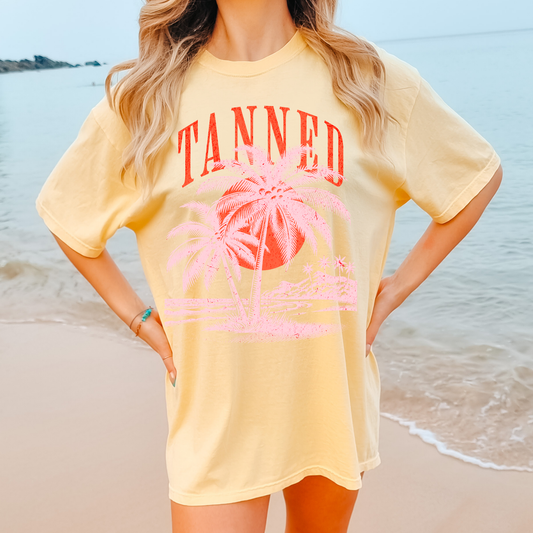 Tanned Summer Comfort Colors Graphic Tee