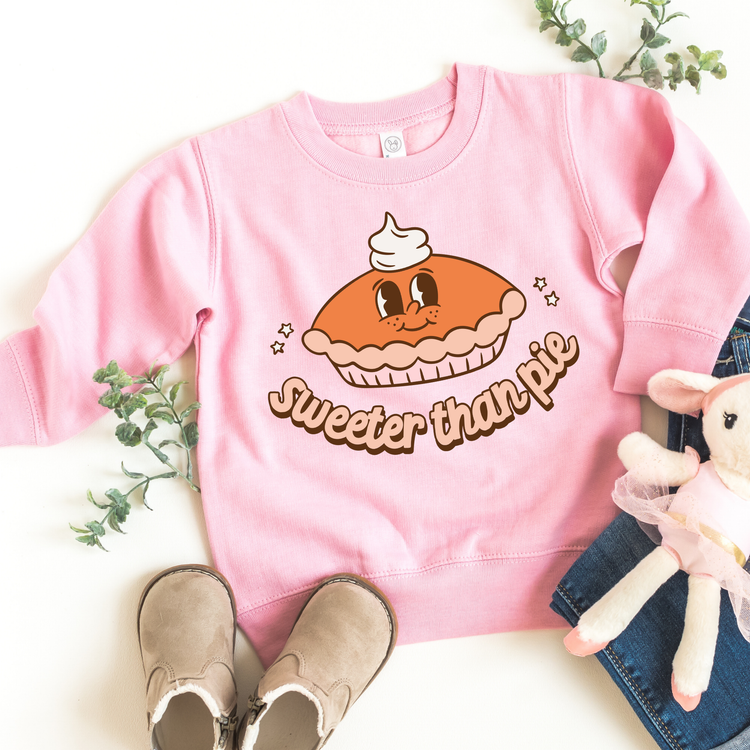 Sweeter Than Pie Kids Sweatshirt