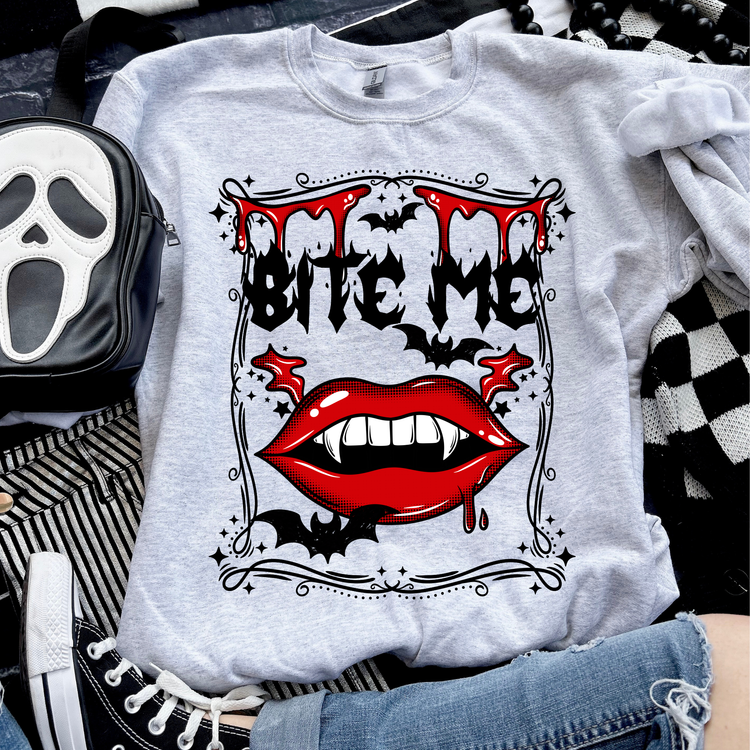 Bite Me Halloween Sweatshirt