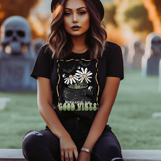 Good Vibes Adult Graphic Tee