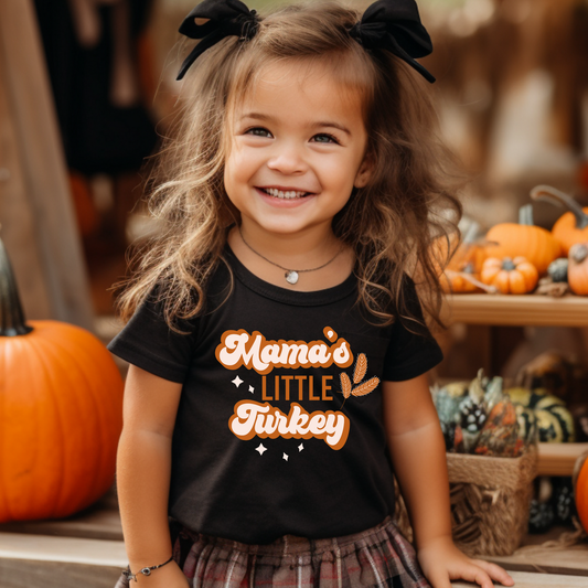 Mamas Little Turkey Kids Graphic Tee