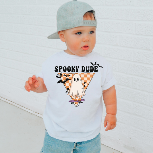 Spooky Dude Halloween Kids Graphic Tee