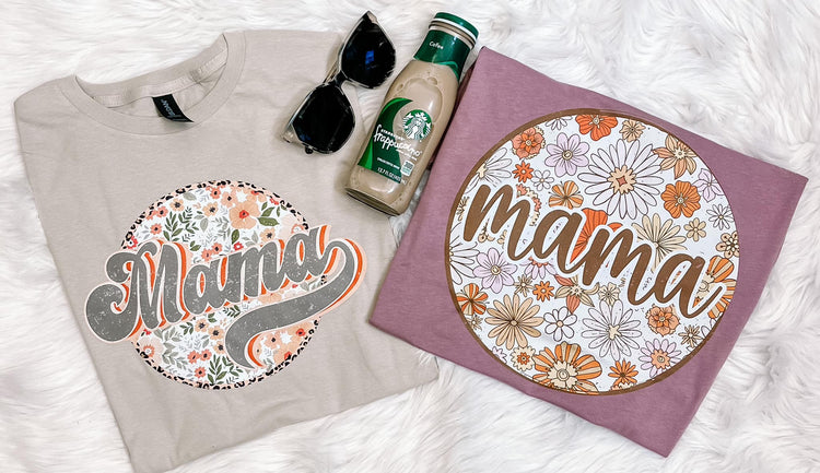 Floral Motherhood Graphic Tee Collection