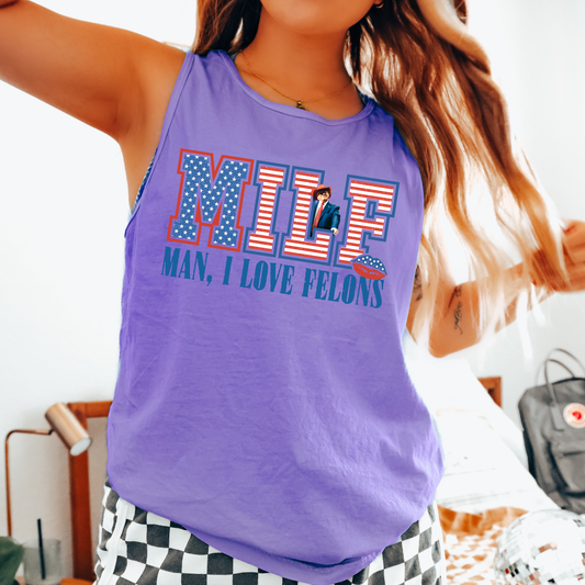 MILF Comfort Colors Tank Top