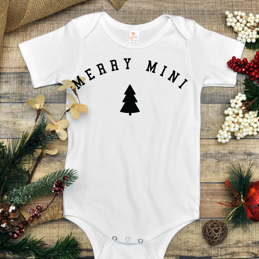 Merry Mini Christmas Onesie