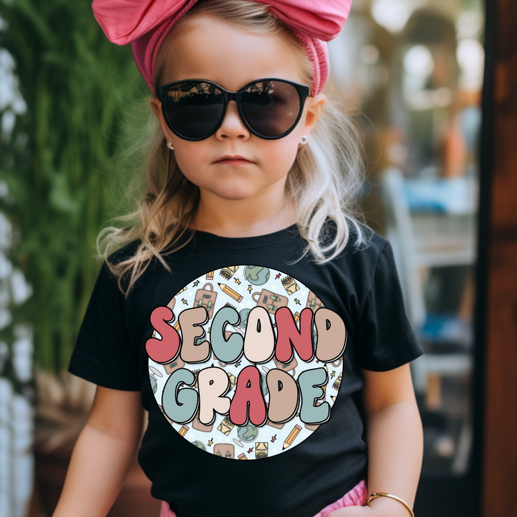 Second Grade Kids Graphic Tee