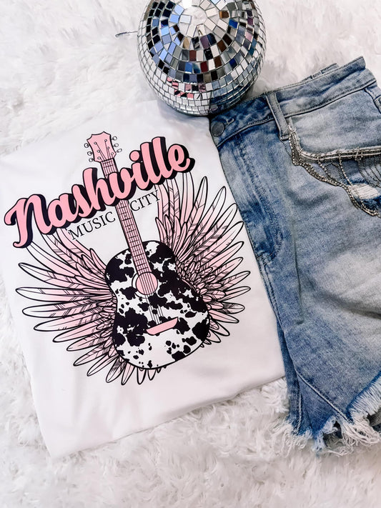 Nashville Music City Graphic Tee