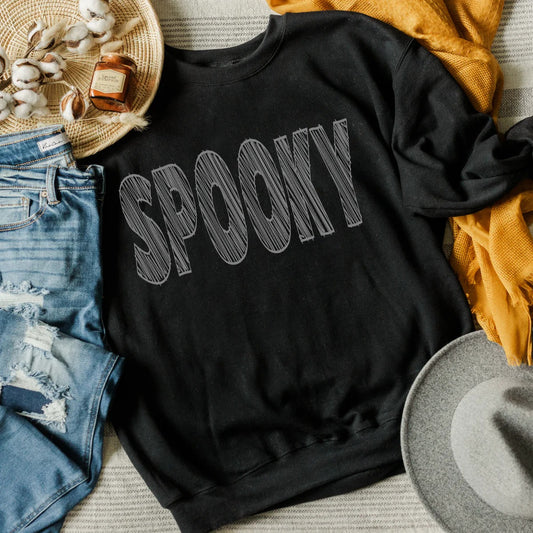 Spooky Squiggly Fall Sweatshirt Sweatshirt