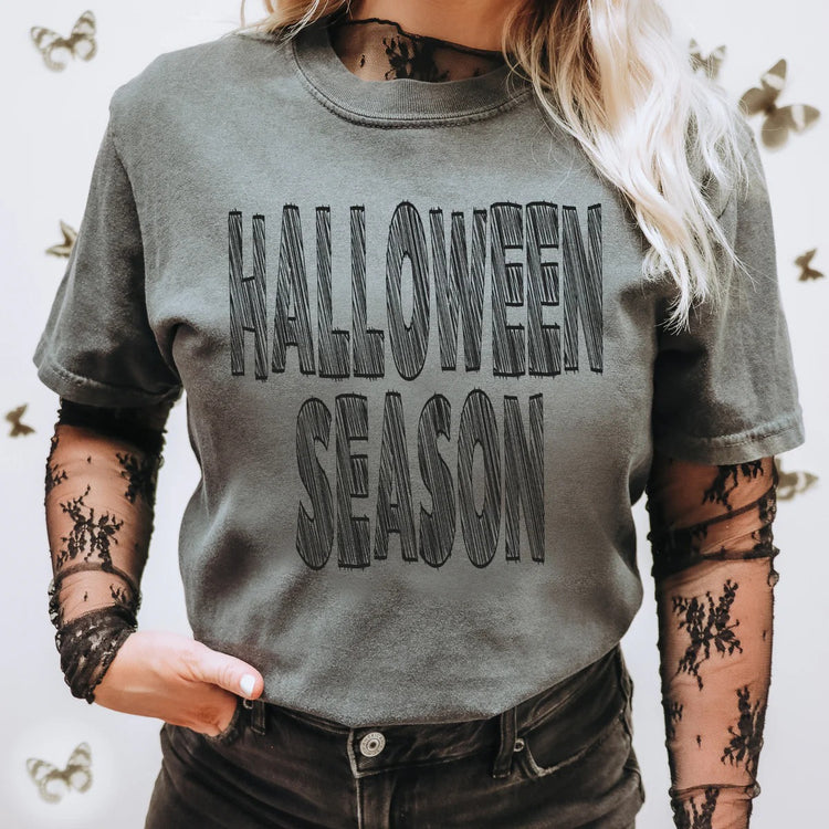 Halloween Season Comfort Colors Graphic Tee