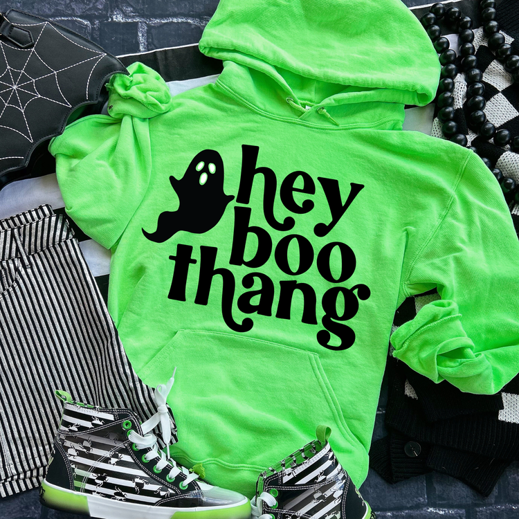 Hey Boo Thang Halloween Hoodie