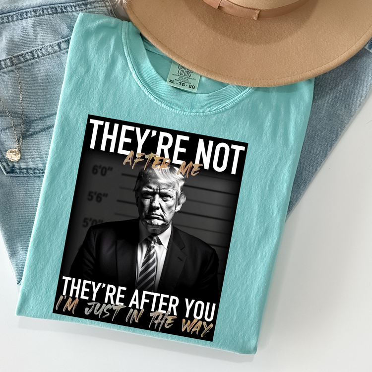 They're Not Coming After Me Comfort Colors Graphic Tee