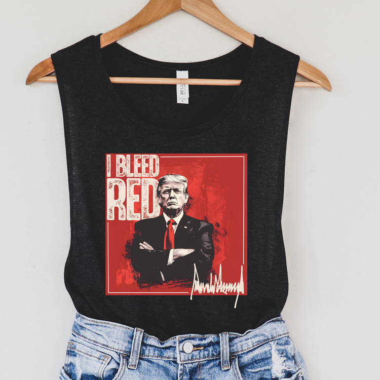 I Bled Red Political Tank Top