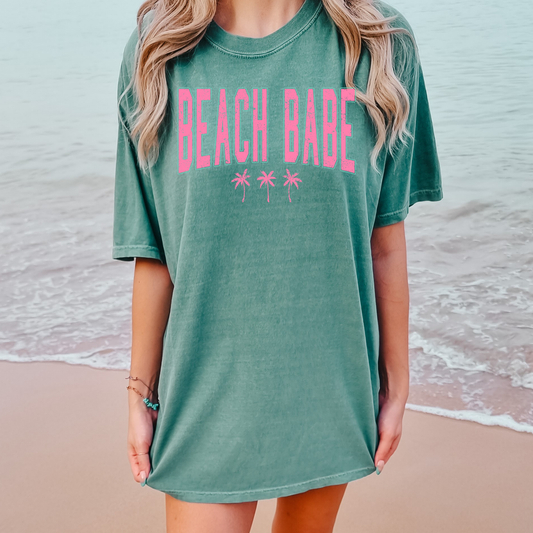 Beach Babe Summer Comfort Colors Graphic Tee