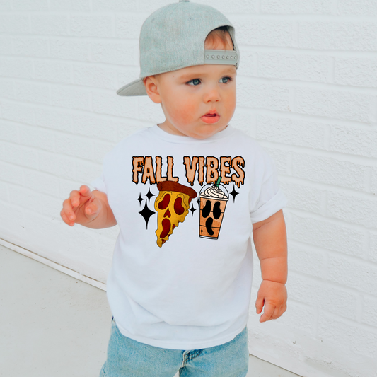 Fall Vibes Halloween Kids Graphic Tee