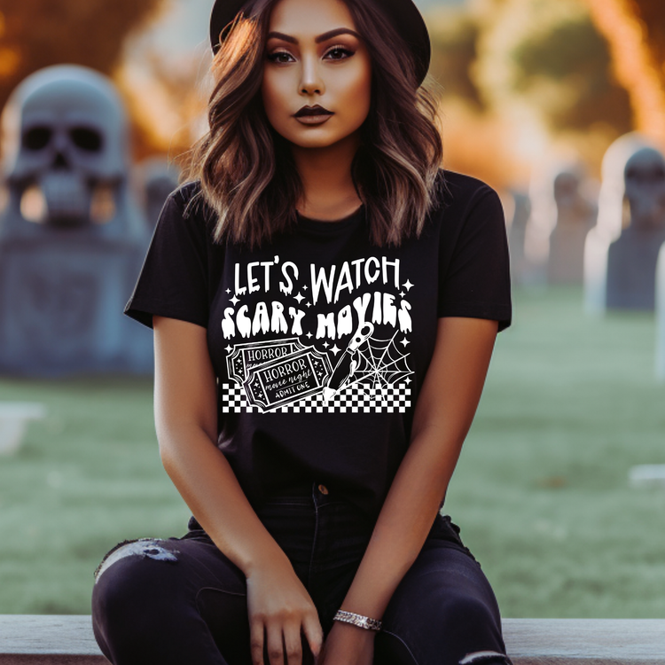 Watch Scary Movies Adult Graphic Tee