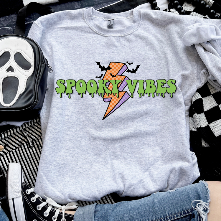 Spooky Vibes Halloween Sweatshirt