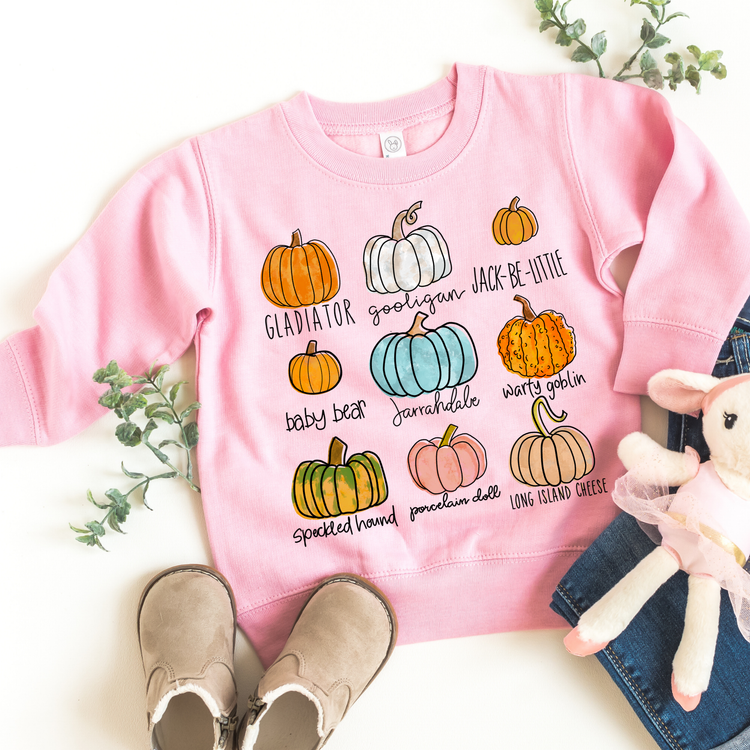 Pumpkin Variation Kids Sweatshirt