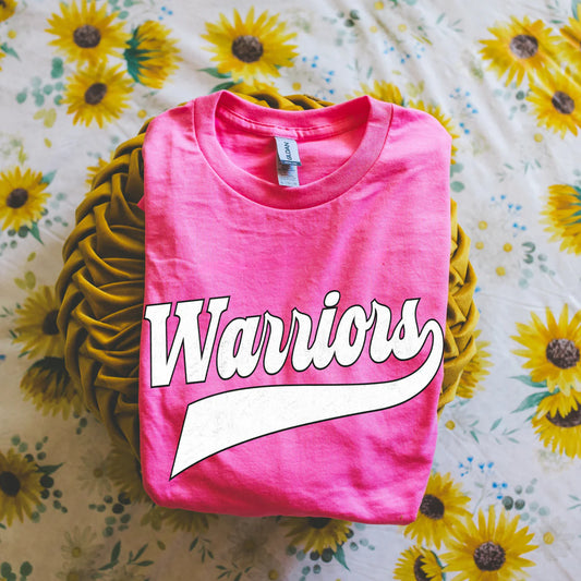 Warriors School Spirit Old School Varsity Graphic Tee