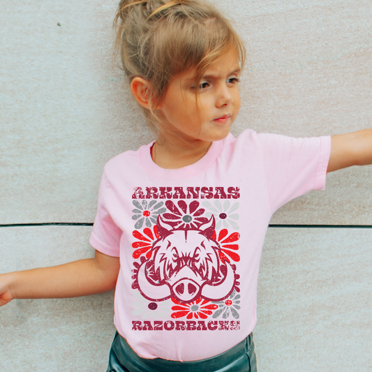 Arkansas Razorbacks Football Kids Graphic Tee