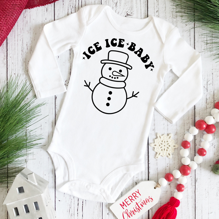 Ice Ice Baby Christmas Onesie