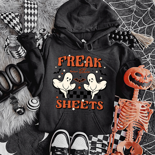 Freak In The Sheets Halloween Hoodie